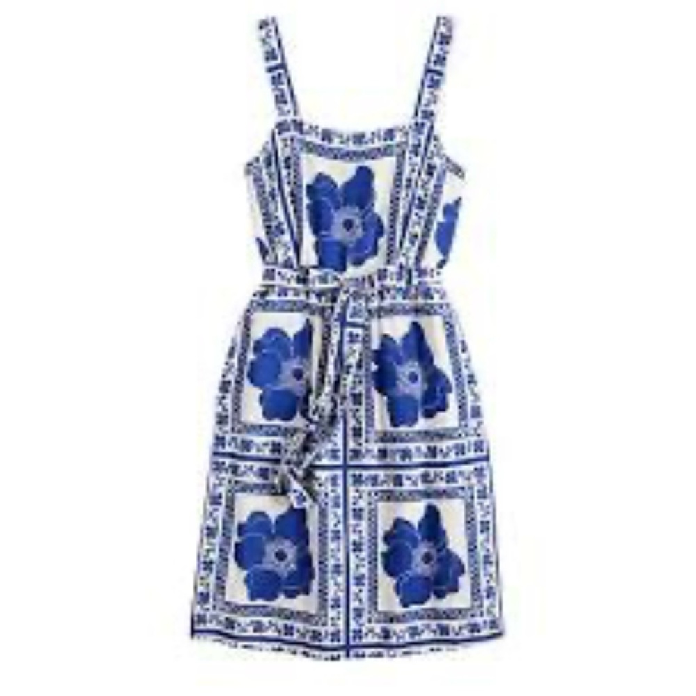 Draper James Blue Floral Sundress